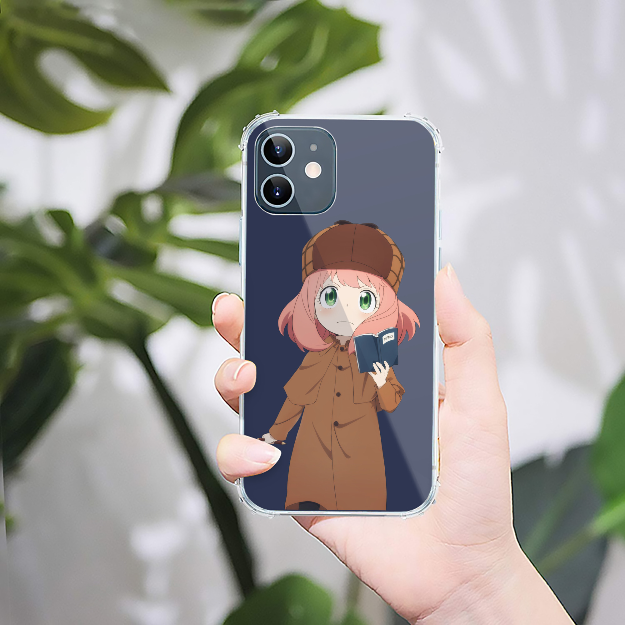 （画像用） SPY×FAMILY间谍家家酒 【iPhone 12シリーズ対応】透明スマホケース（クリアソフトケース）